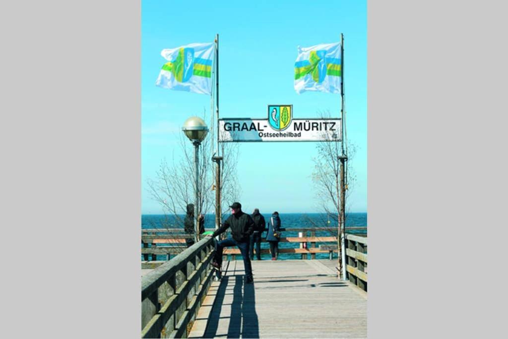 Ostsee-Ferienwohnung Uhlnuest Graal-Mueritz Gelbensande Eksteriør billede